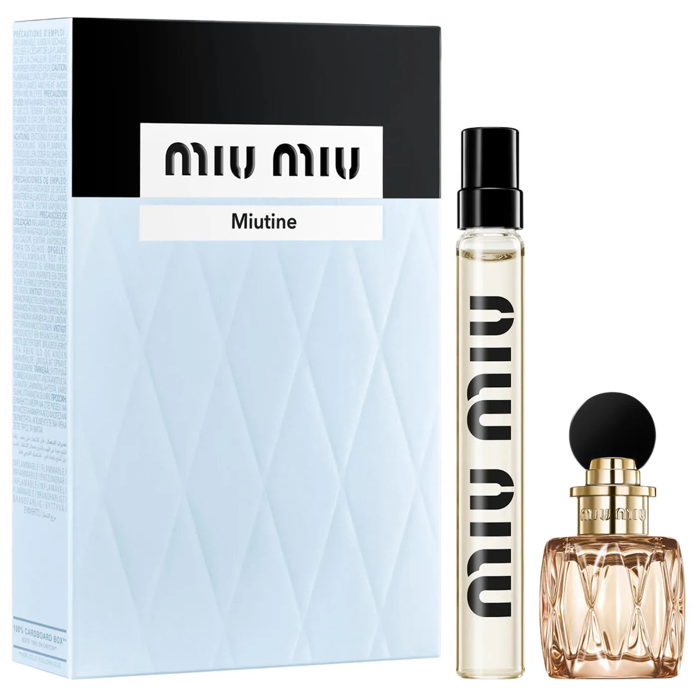 *PREORDEN: Mini Miutine Eau De Parfum Perfume Duo Gift Set - Miu Miu / Set 2 pzas perfume floral