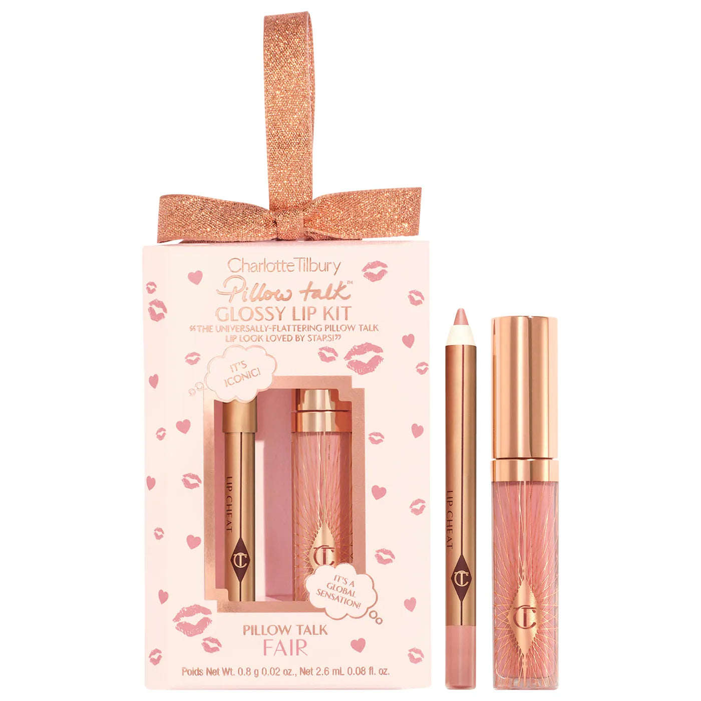 *PREORDEN: Mini Pillow Talk Glossy Lip Duos - Charlotte Tilbury / Set de labios gloss + lapiz