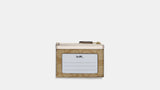 Mini Skinny Id Case In Signature Canvas / COACH - Tarjetero con cierre y cadena