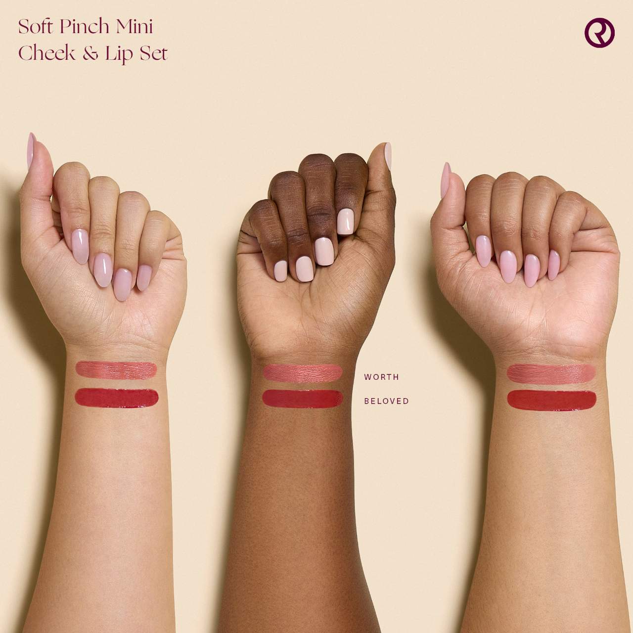 Mini Soft Pinch Liquid Blush and Lip Oil Set - Rare Beauty by Selena Gomez  / Set 2 pzas mini rubor y brillo labial