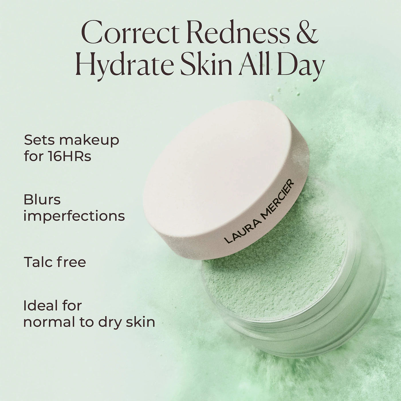 *PREORDEN: Mini Ultra-Blur Talc-Free Longwearing Translucent Loose Setting Powder - Laura Mercier / Mini polvo translucido