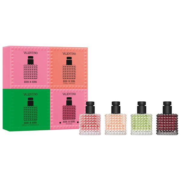 Mini Donna Born in Roma Fragrance Discovery Set - Valentino / Set 4 mini perfumes