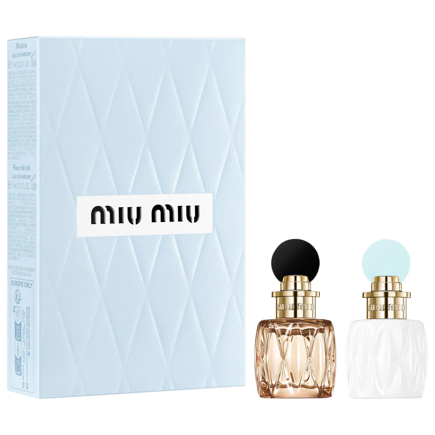 Mini Miutine & Fleur de Lait Eau de Parfum Duo Gift Set - Miu Miu / Set 2 mini perfumes