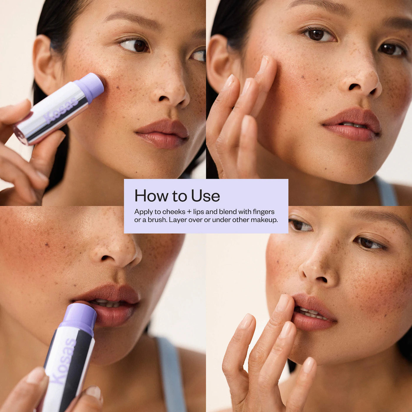 *PREORDEN: Impressionist Multistick Cream Blush Stick + Lip Color - Kosas  / Labial cremoso multiusos para mejillas y labios