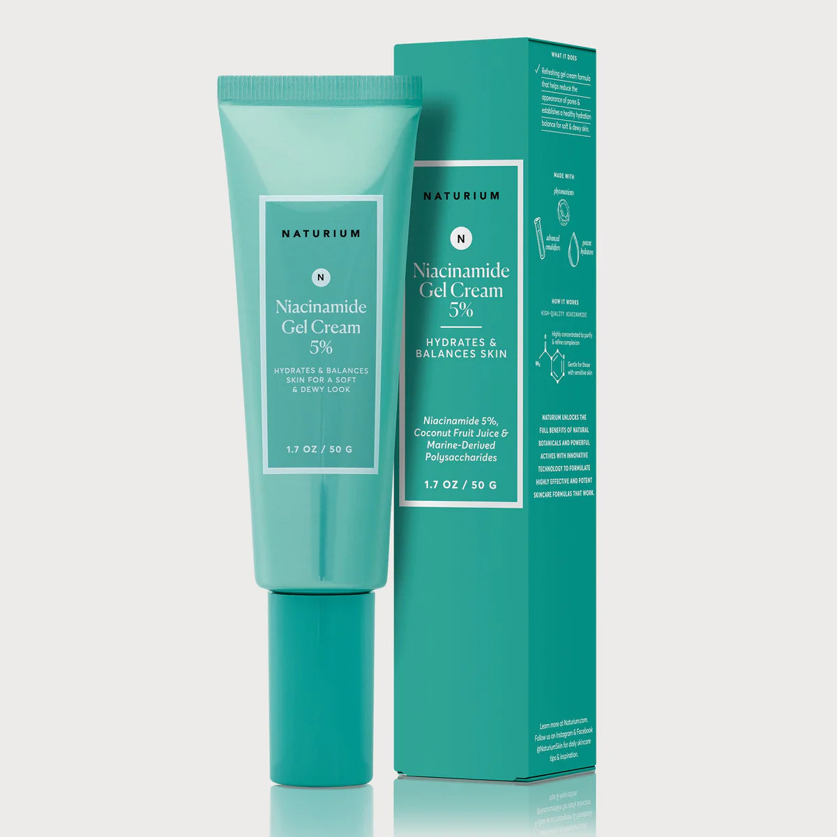 *PREORDEN: Niacinamide Gel Cream 5% - Naturium / Gel hidratante acabado húmedo