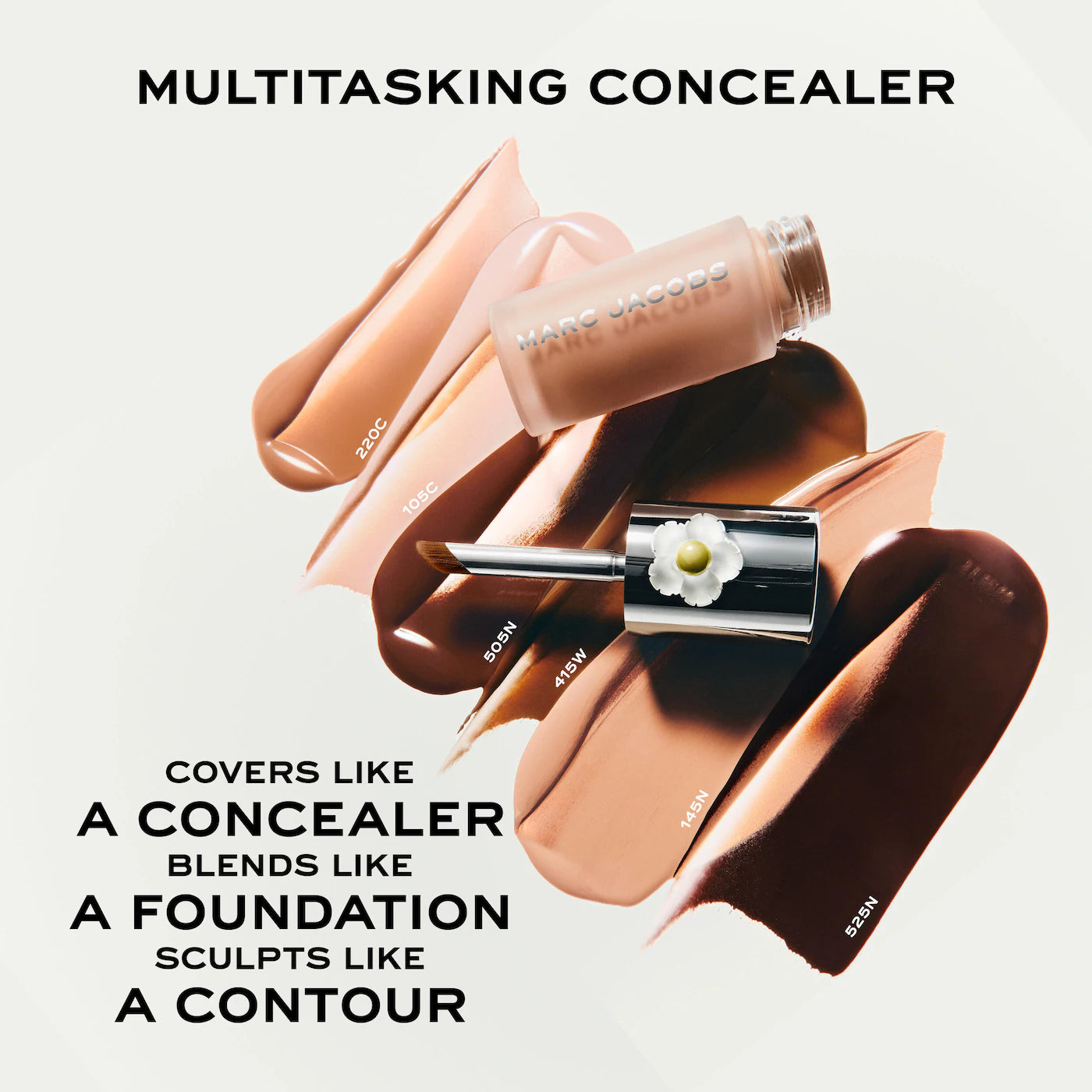 *PREORDEN: Nude Awakening Hydrating Medium Coverage Concealer - Marc Jacobs Beauty / Corrector multiusos de larga duración