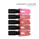 *PREORDEN: Nudies Matte + Glow Core All Over Face Plumping Peptide Blush - nudestix / Rubor en barra