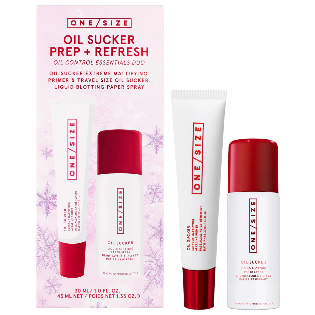 *PREORDEN: Oil Sucker Prep & Refresh Mattifying Duo - ONE/SIZE by Patrick Starrr  / Set primer + spray para exceso de grasa