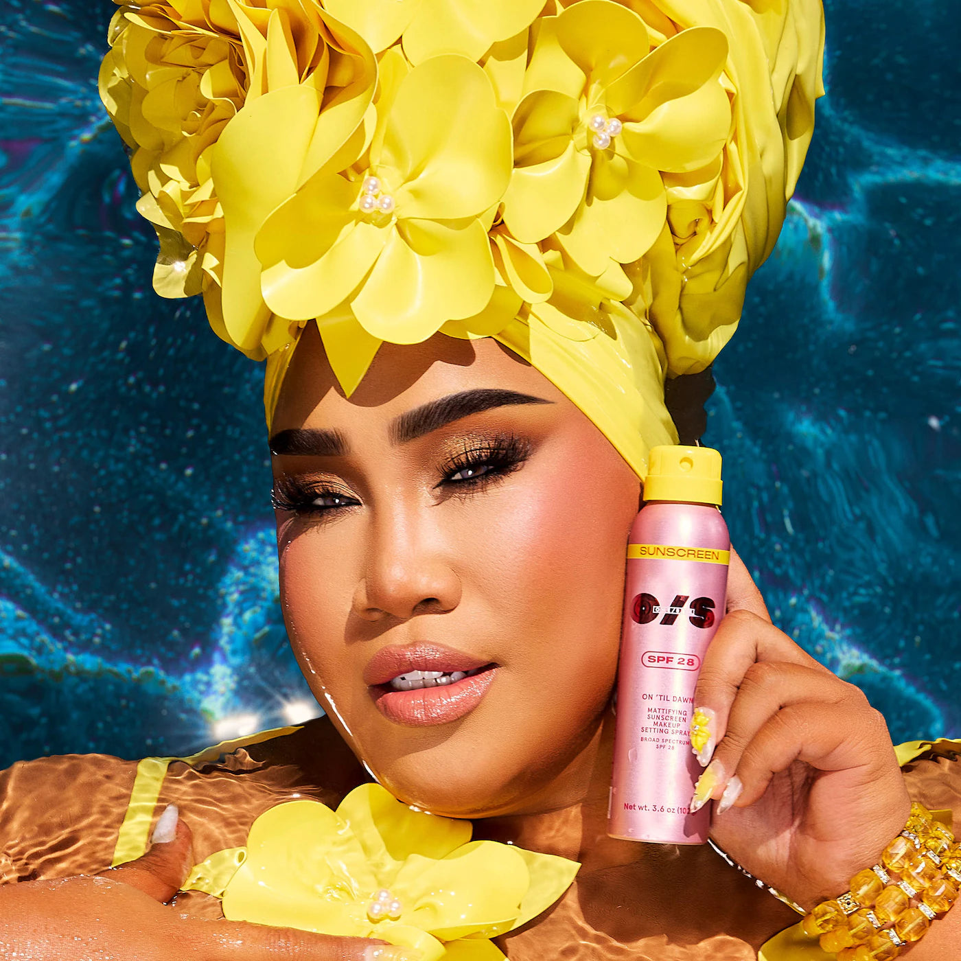 On 'Til Dawn Mattifying Sunscreen Makeup Setting Spray SPF 28 - ONE SIZE by Patrick Starrr / Spray Fijador con spf