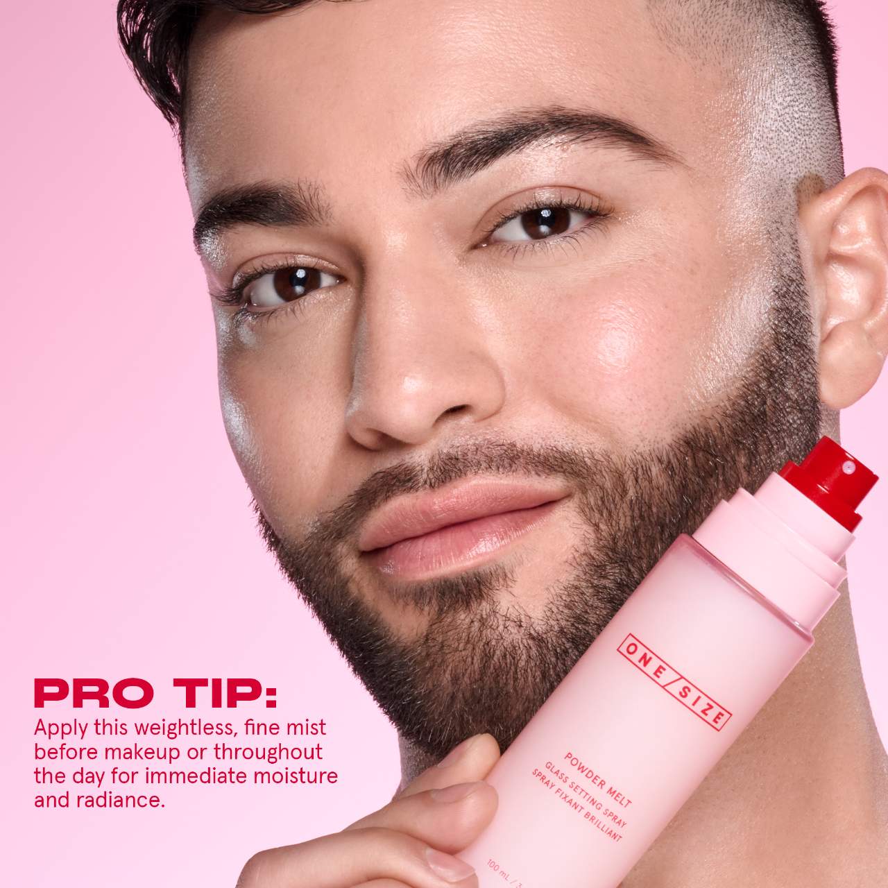 *PREORDEN: Powder Melt Glass Setting Spray - ONE SIZE by Patrick Starrr / Spray fijador hidratante