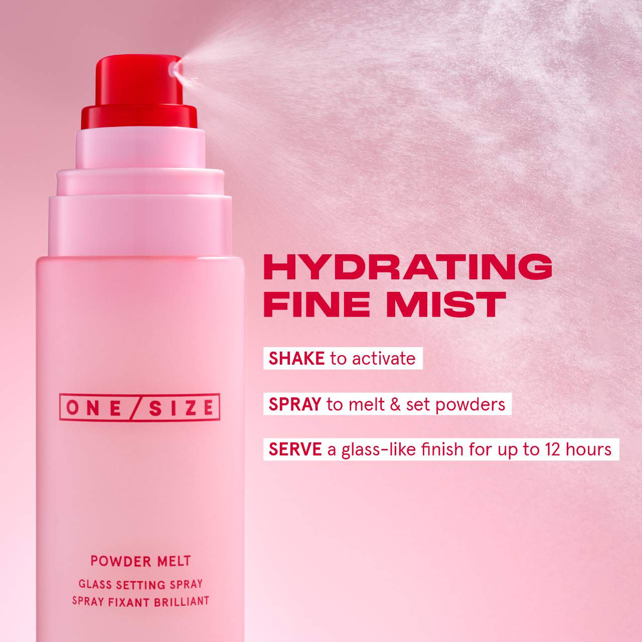 *PREORDEN: Powder Melt Glass Setting Spray - ONE SIZE by Patrick Starrr / Spray fijador hidratante