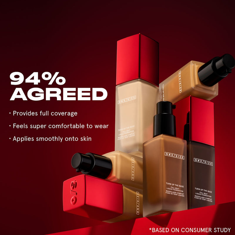 *PREORDEN: Turn Up the Base Full Beat Waterproof Liquid Foundation - One size by Patrick Starrr / Base larga duración cobertura completa