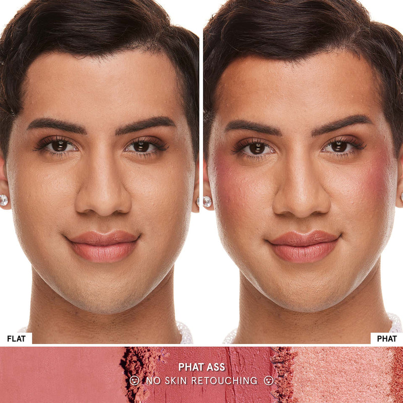 Cheek Clapper 3D Blush Trio Palette - One size by Patrick Starrr / Rubor en crema y polvo e iluminador