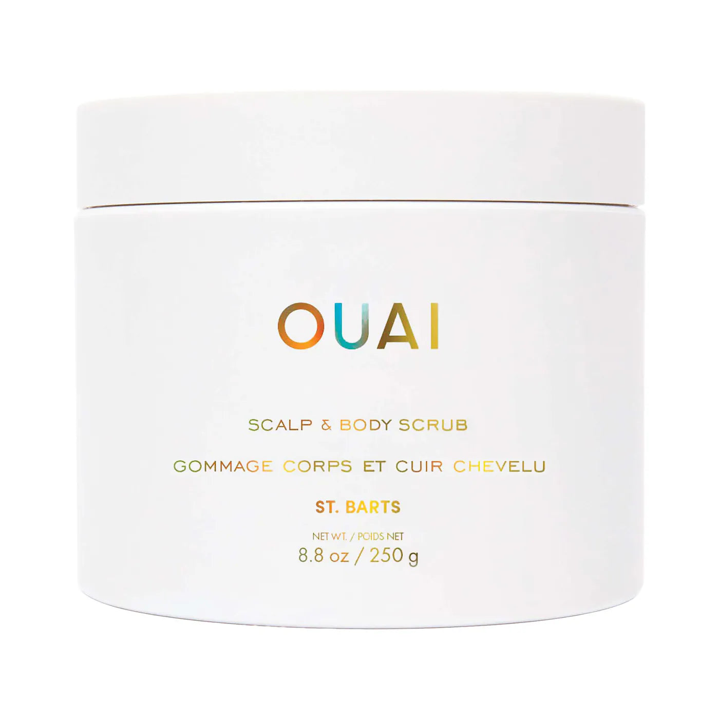 *PREORDEN: St. Barts Cleansing Scalp & Body Sugar Scrub - OUAI / Exfoliante cuero cabelludo y piel, suaviza y nutre