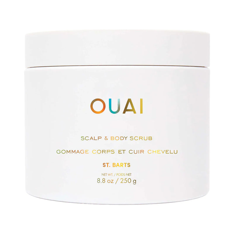 *PREORDEN: St. Barts Cleansing Scalp & Body Sugar Scrub - OUAI / Exfoliante cuero cabelludo y piel, suaviza y nutre