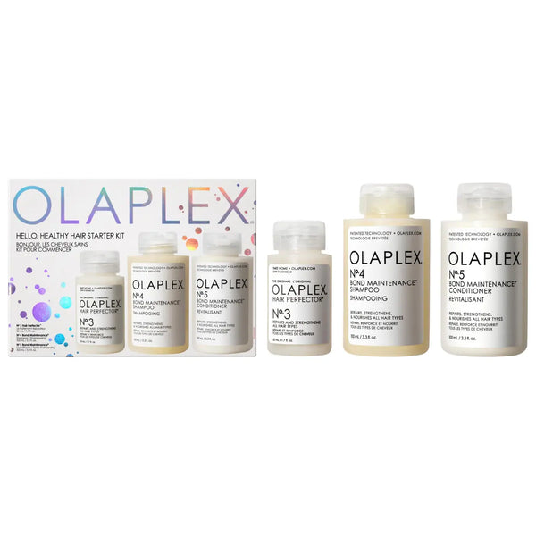 *PREORDEN: Mini Hello, Healthy Hair Starter Set - Olaplex / Set de 3 productos para el cabello