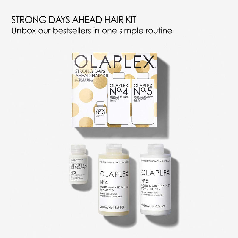 *PREORDEN: Strong Days Ahead Hair Kit - Olaplex / Set de 3 productos para el cabello