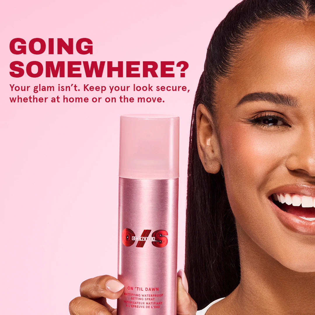 *PREORDEN: SET On 'Til Dawn Mattifying Waterproof Setting Spray - ONE/SIZE by Patrick Starrr / Set de spray fijador