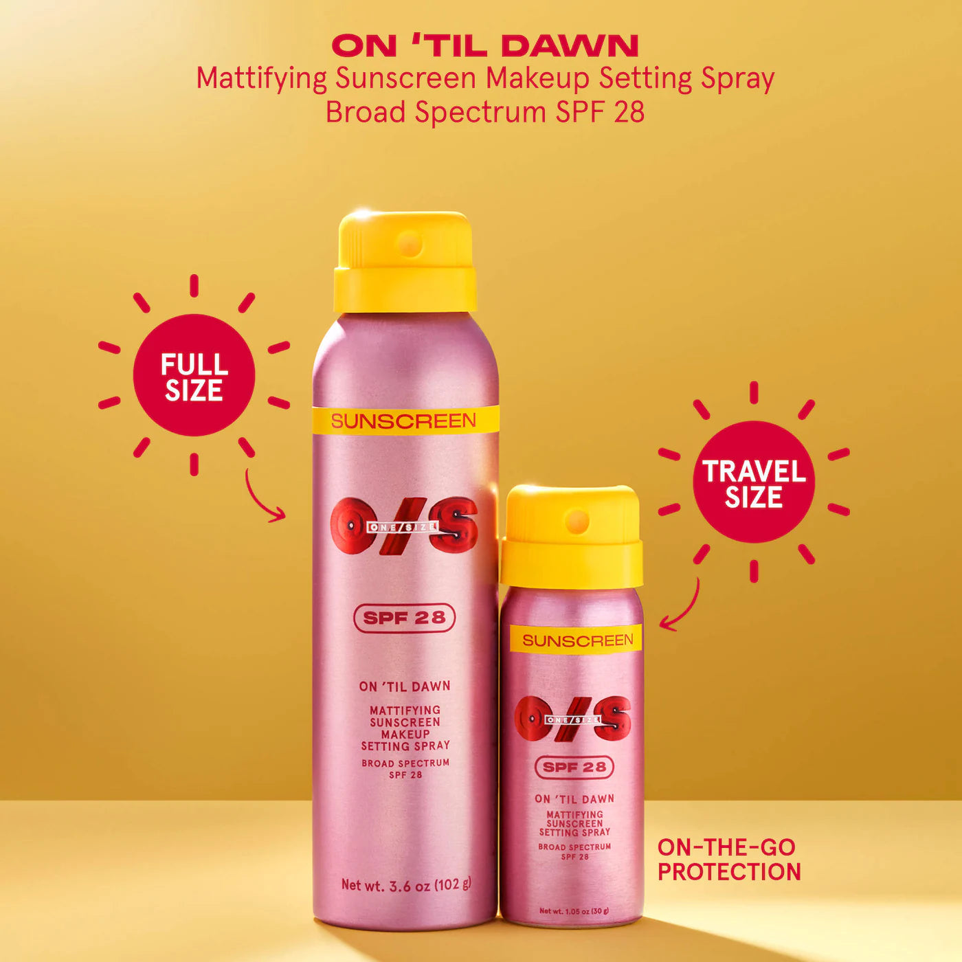 On 'Til Dawn Mattifying Sunscreen Makeup Setting Spray SPF 28 - ONE SIZE by Patrick Starrr / Spray Fijador con spf