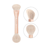 *PREORDEN: Dual Ended Blush Brush - PATRICK TA / Brocha de dos puntas para rubor en crema y polvo