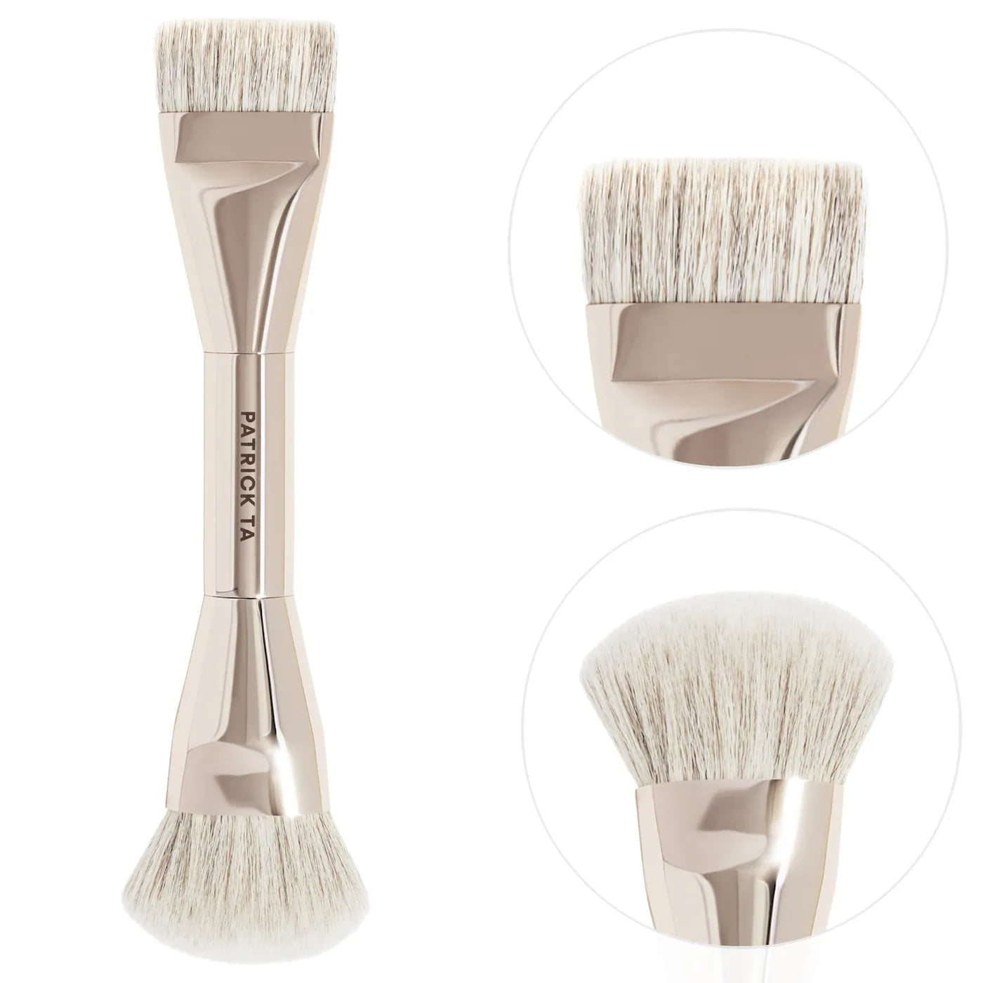 *PREORDEN: Dual Ended Foundation Brush - PATRICK TA / Brocha de doble punta para la base