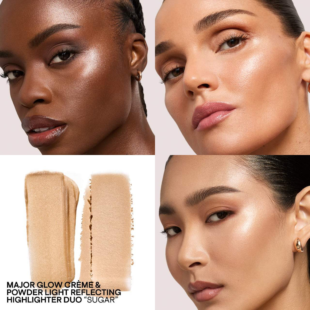 Major Glow Crème & Powder Light Reflecting Translucent Highlighter Duo ...