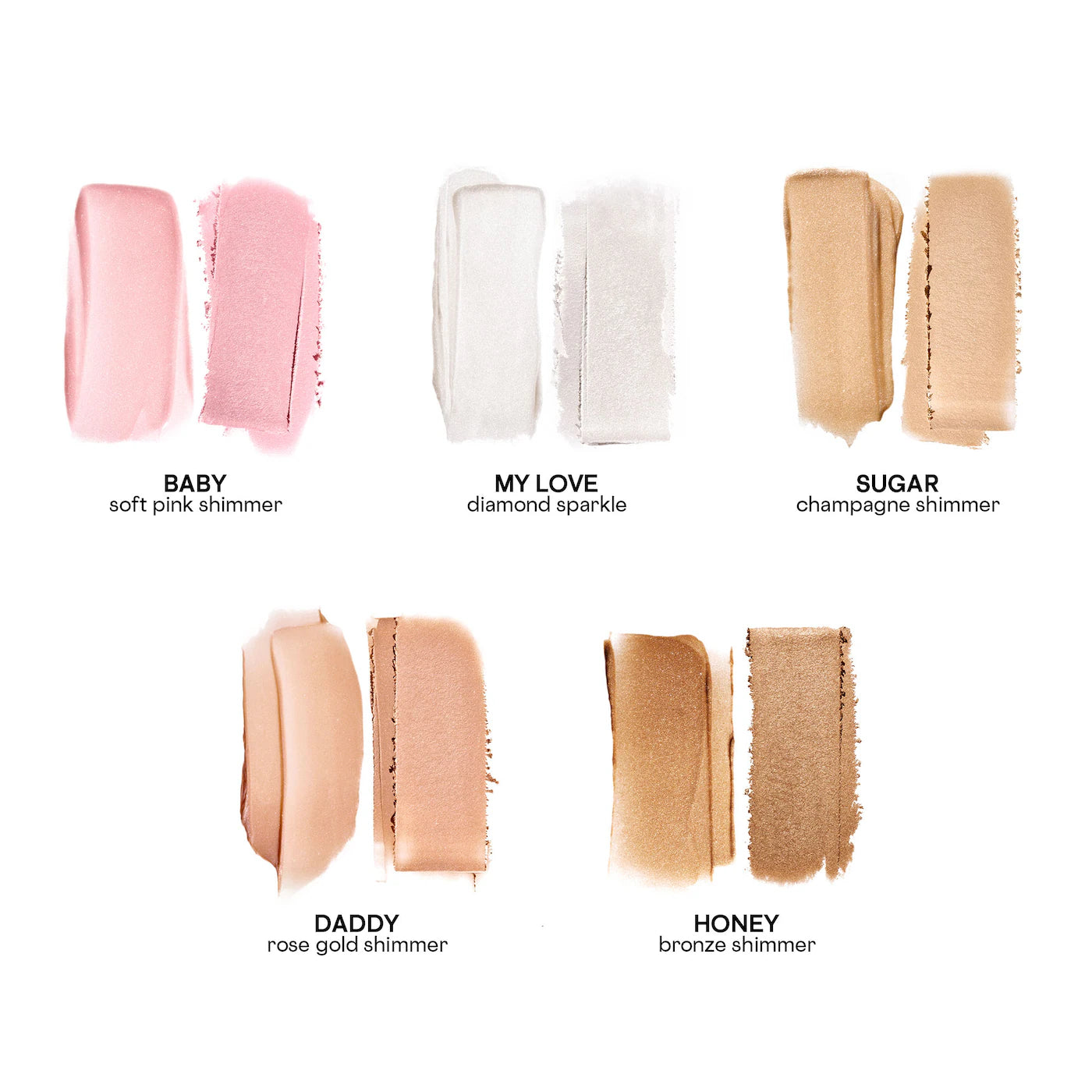 Major Glow Crème & Powder Light Reflecting Translucent Highlighter Duo - Patrick Ta / Iluminador en crema y polvo
