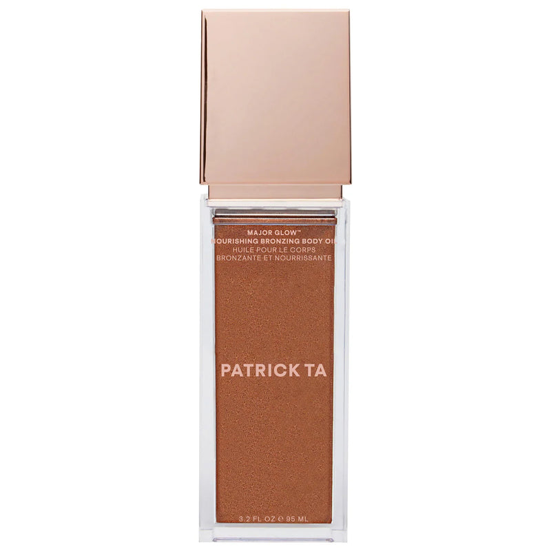 Major Glow Nourishing Bronzing Body Oil - PATRICK TA / Aceite corporal bronceador con brillo