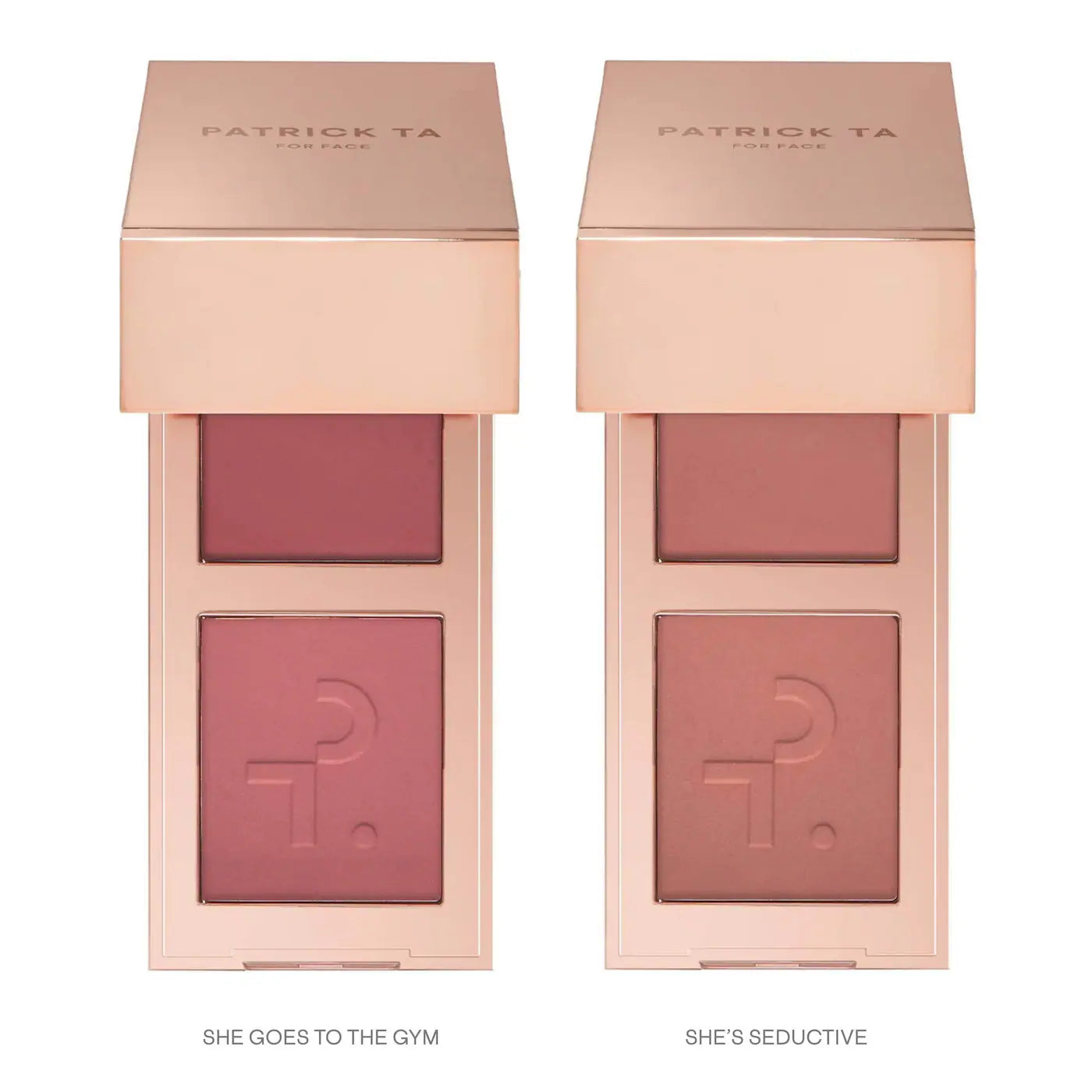 Mini Must-Have Major Headlines Double-Take Crème & Powder Blush Duo Set - Patrick Ta / Set de mini blush