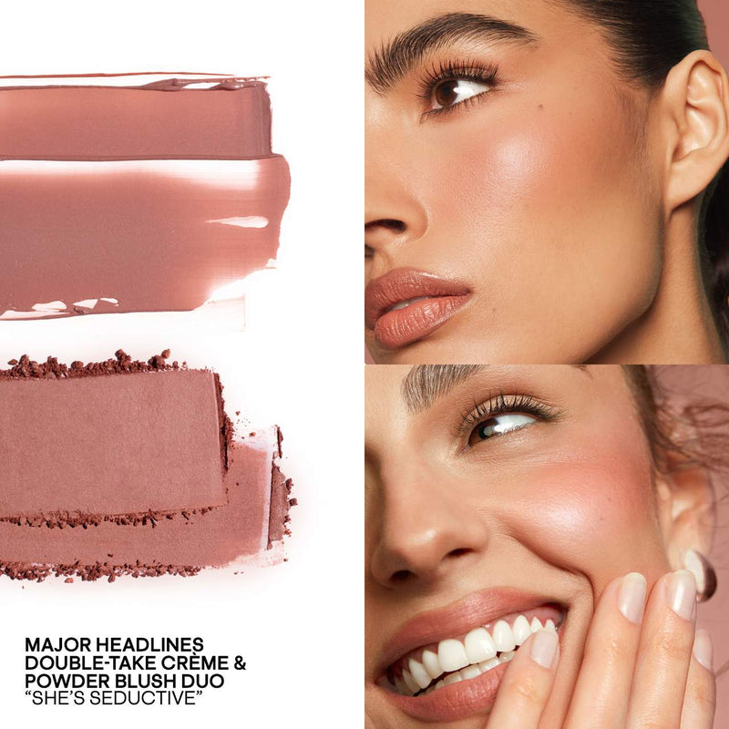 Major Headlines Double Take Creme & Powder Blush - Patrick Ta / Rubor en Crema y Polvo