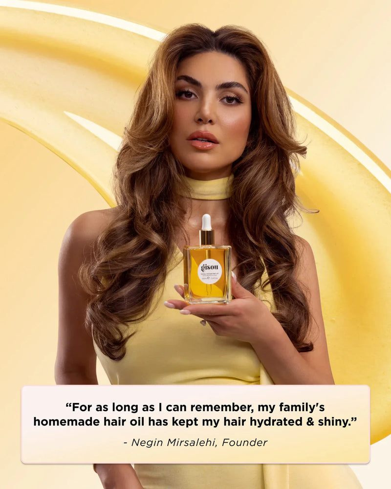 Honey Infused Hair Oil - Gisou / Aceite para cabello que nutre hidrata y suaviza