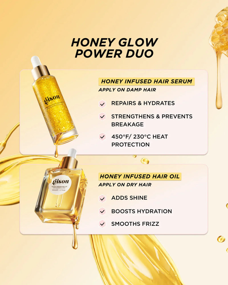 Honey Infused Hair Oil - Gisou / Aceite para cabello que nutre hidrata y suaviza