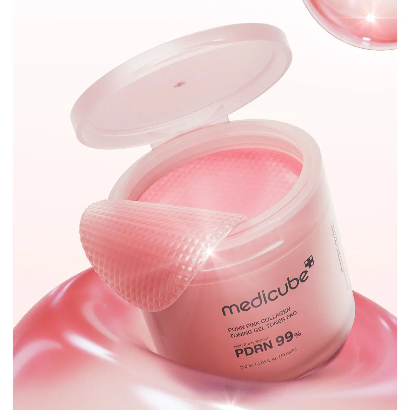PDRN Pink Collagen Gel Toner Pad - Medicube / Almohadillas de colágeno