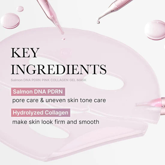 PDRN Pink Collagen Jelly Gel Mask - Medicube / Mascarilla para piel radiante y elasticidad