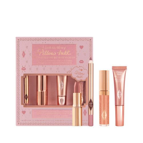 Pillow Talk Beautifying Lip And Cheek Secrets - Charlotte Tilbury / Set 4 pzas Ed. Limitada