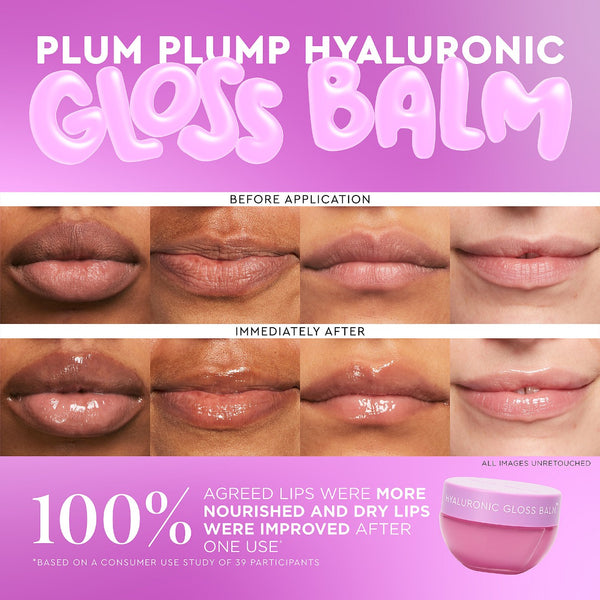 *PREORDEN: Plum Plump Hyaluronic Acid Lip Gloss Balm 15mL - Glow Recipe / Bálsamo para labios más voluminosos