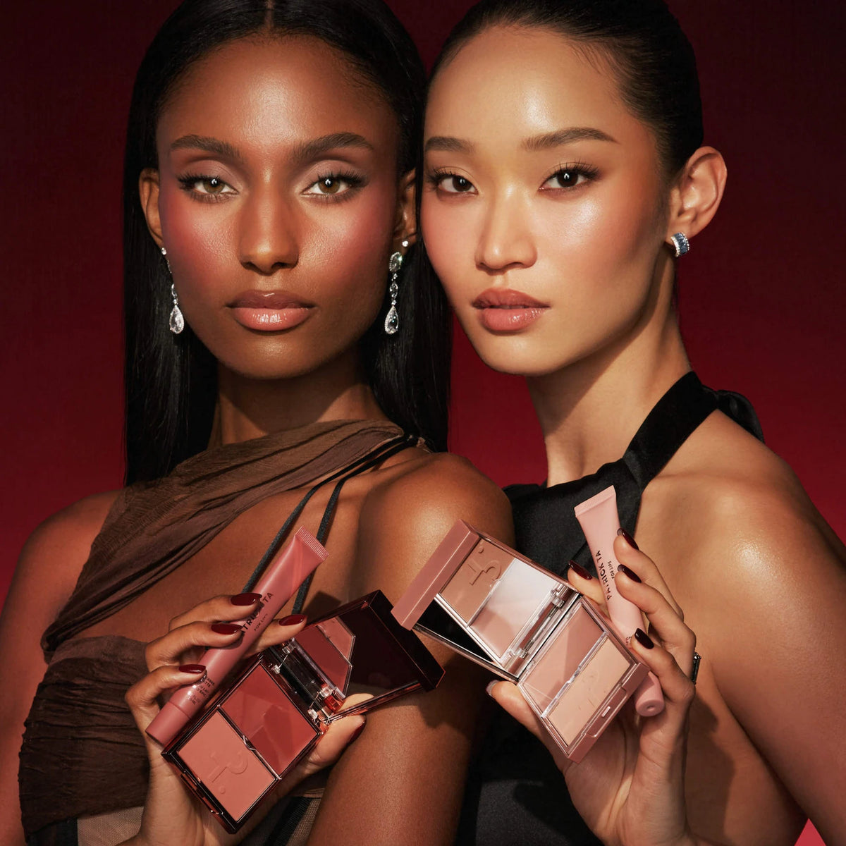 *PREORDEN: Major Headlines Double-Take Crème & Powder Blush Duo & Lip Balm Makeup Gift Set - PATRICK TA /