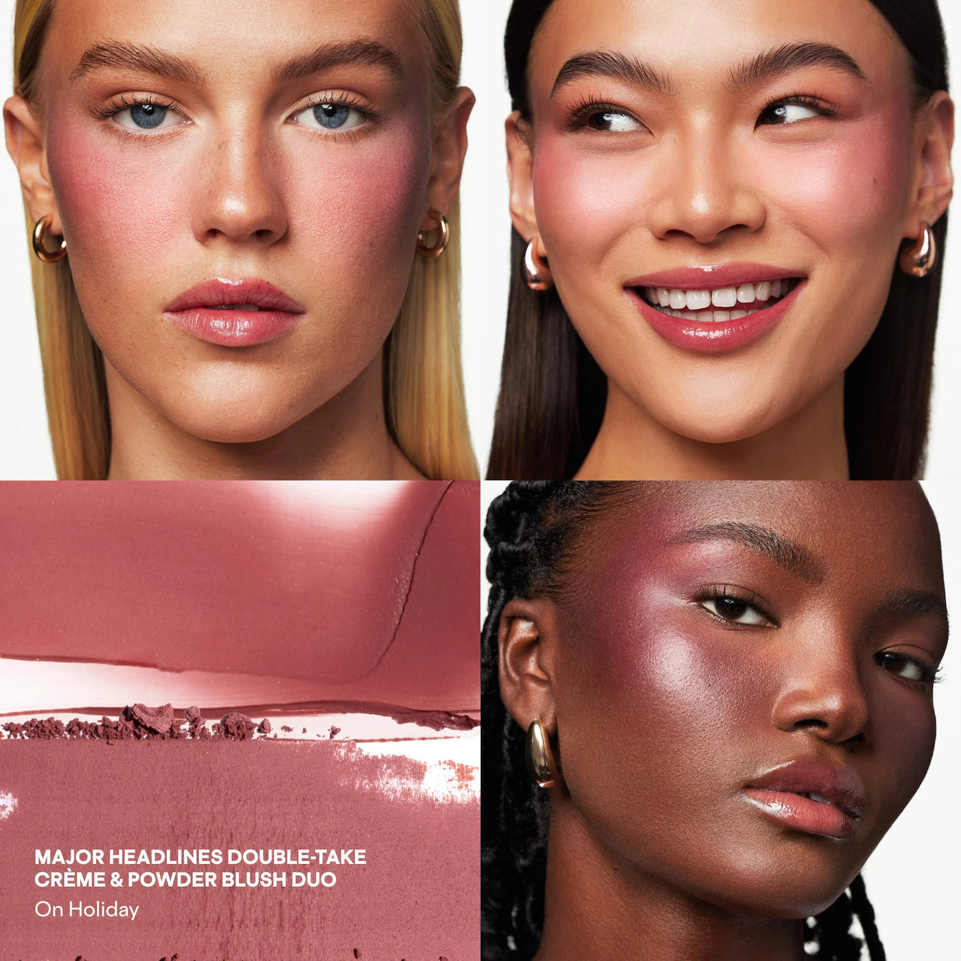 *PREORDEN: Patrick's Glow and Gloss Set: Major Headlines Blush Duo and Plumping Lip Gloss Makeup Gift Set - Patrick Ta / Set 2 pzas rubor y gloss