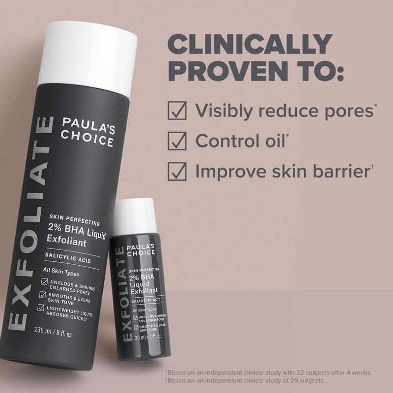 *PREORDEN: Gold Standard 2% BHA Jumbo & Mini Set for Clear Skin - Paula’s Choice / Kit acné, poros, puntos negros, textura
