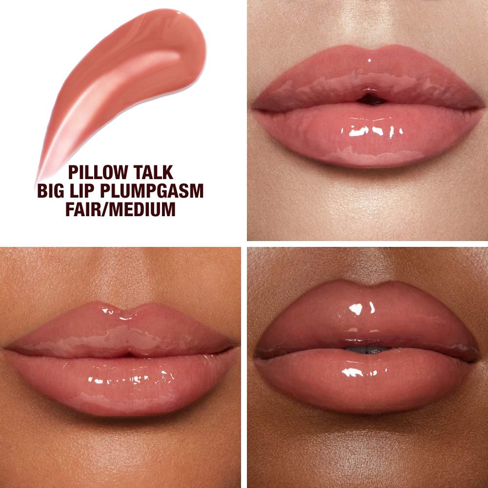 *PREORDEN: Pillow Talk Big Lip Plumpgasm Plumping Lip Gloss - Charlotte Tilbury / Bálsamo efecto relleno inmediato