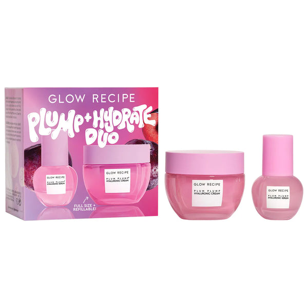 *PREORDEN: Plump + Hydrate Duo - Glow recipe / Kit hidratante de ácido hialurónico (edición limitada)