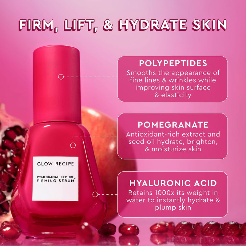 Pomegranate Peptide Firming Serum - Glow Recipe / Suero reafirmante