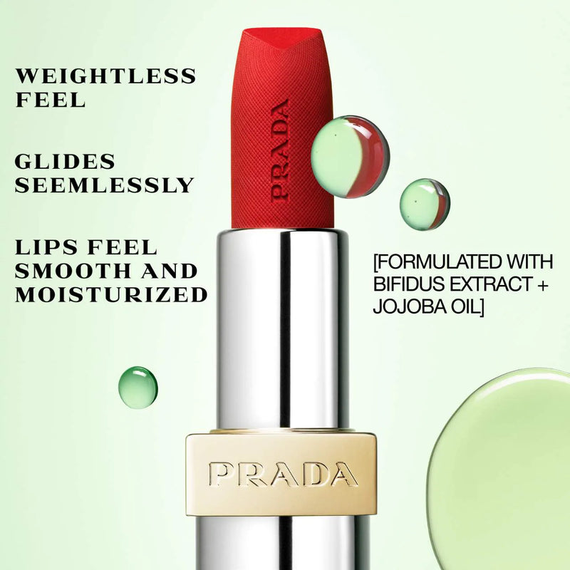 *PREORDEN: Monochrome Soft Matte Refillable Lipstick - Prada / Labial mate recargable