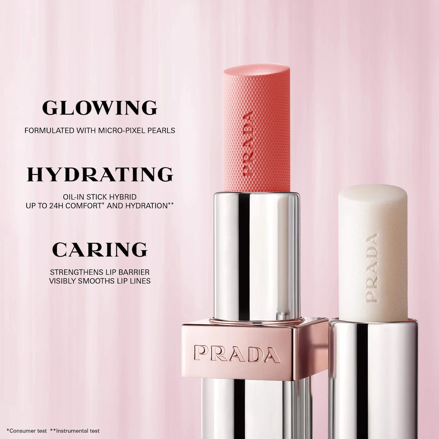 *PREORDEN: Prada Light Glowing Lip Oil Stick - Prada / Labial