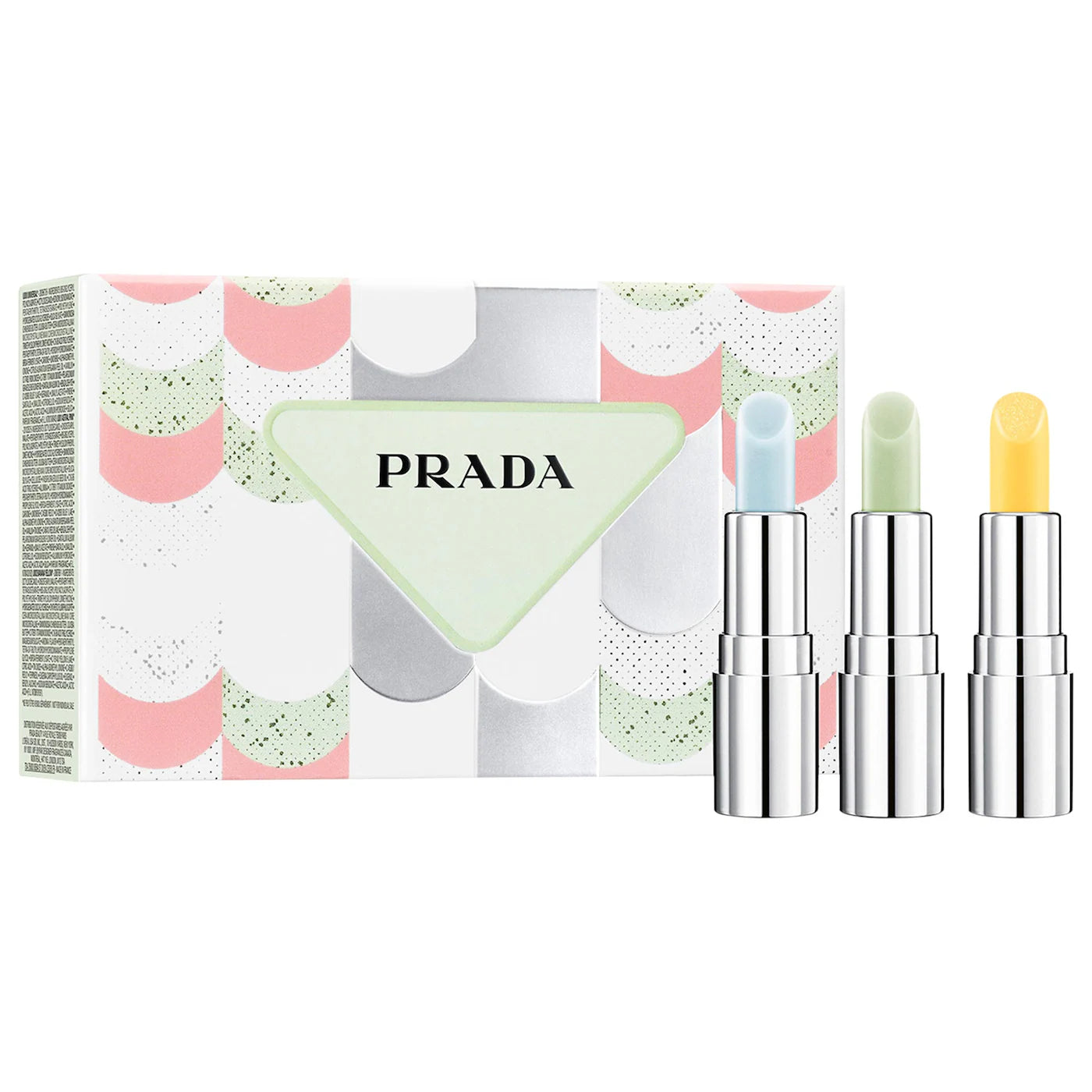 *PREORDEN: Hydrating Mini Lip Balm Trio Gift Set - Prada / Set 3 de bálsamos labiales hidratantes