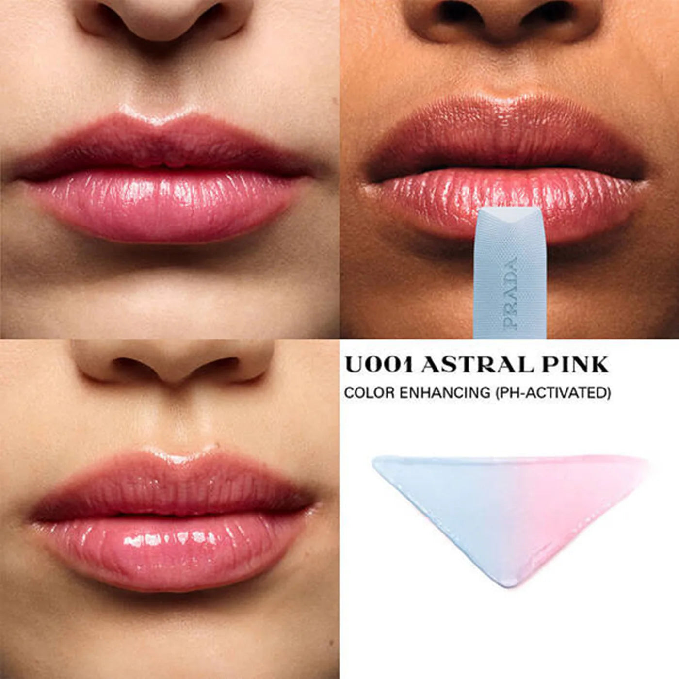 *PREORDEN: Hydrating Mini Lip Balm Trio Gift Set - Prada / Set 3 de bálsamos labiales hidratantes