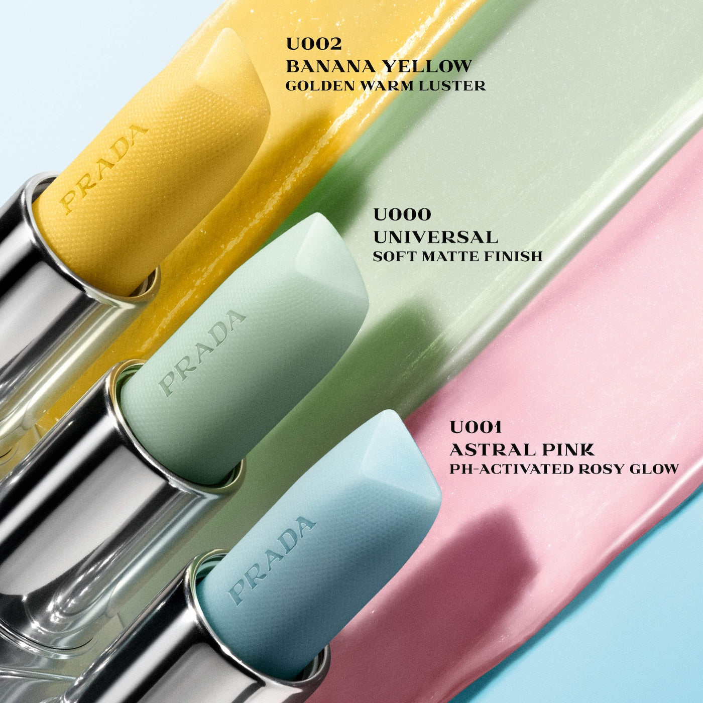 *PREORDEN: Hydrating Mini Lip Balm Trio Gift Set - Prada / Set 3 de bálsamos labiales hidratantes