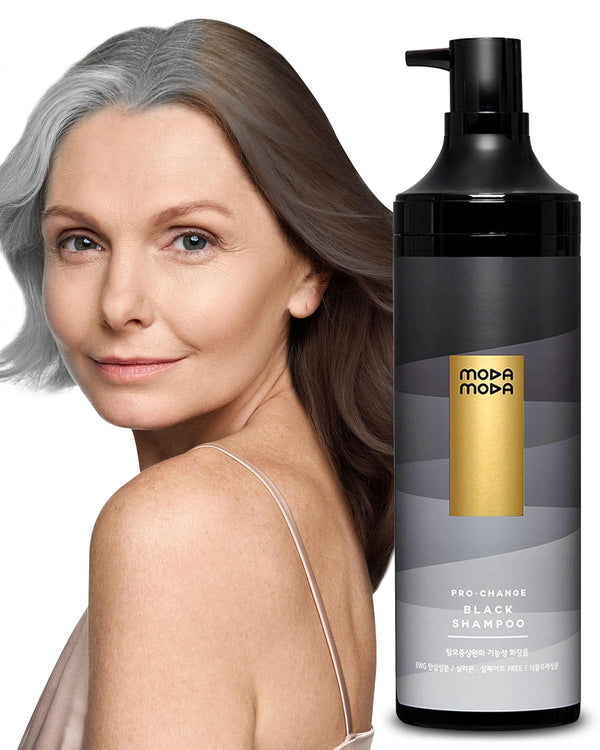 Pro-Change Black Shampoo 300mL - MODAMODA / Shampoo para oscurecer canas