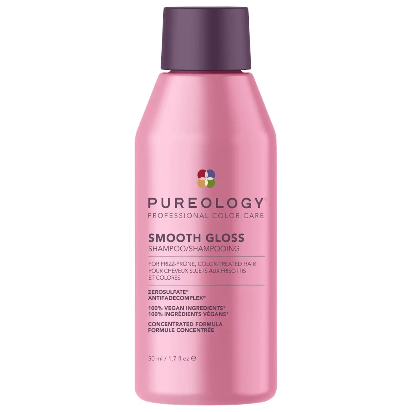 *PREORDEN: Mini Smooth Gloss Shampoo for Frizz Control & Hair Shine - Pureology / Mini shampoo para el control del frizz
