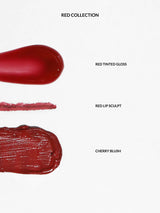 Red Collection - REFY / Set de delineador con fijador + Brillo de labios + Rubor Ed. limitada + espejo